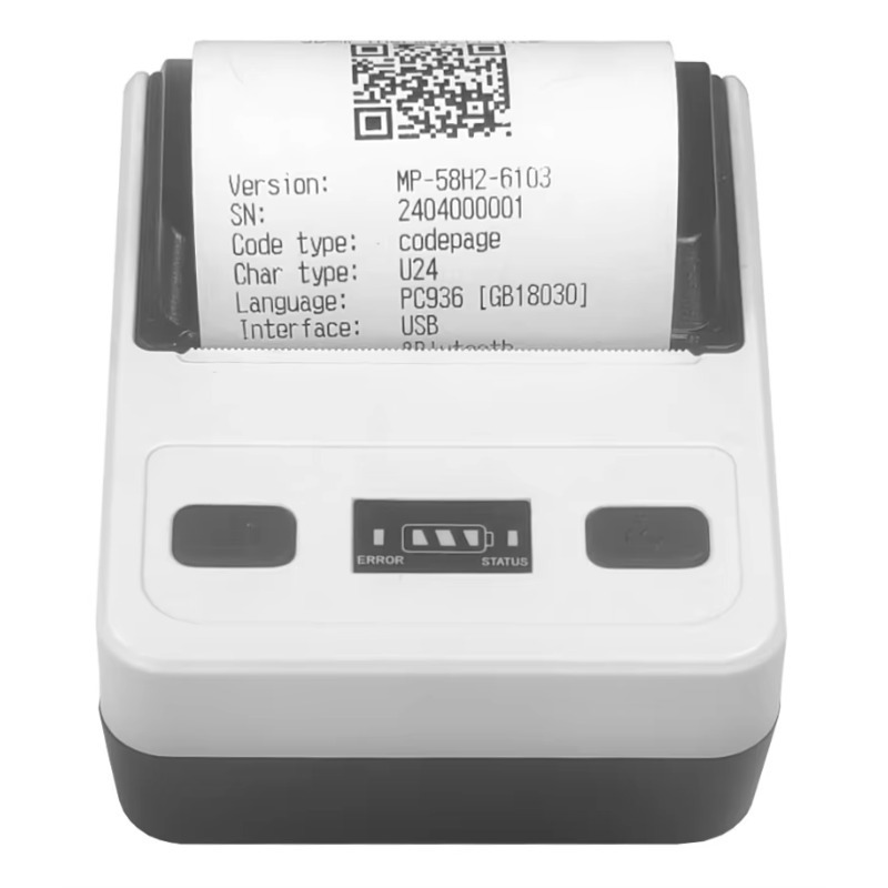 Bluetooth Portable Thermal Receipt Printer 58Mm - High Quality 58mm Thermal Receipt Printer