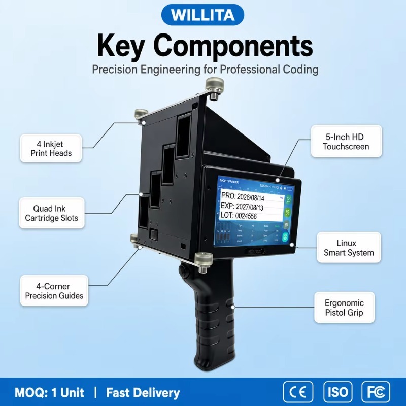 10cm Large Format TIJ Handheld - Handheld Inkjet Date Code Printer Gun 评论和价格