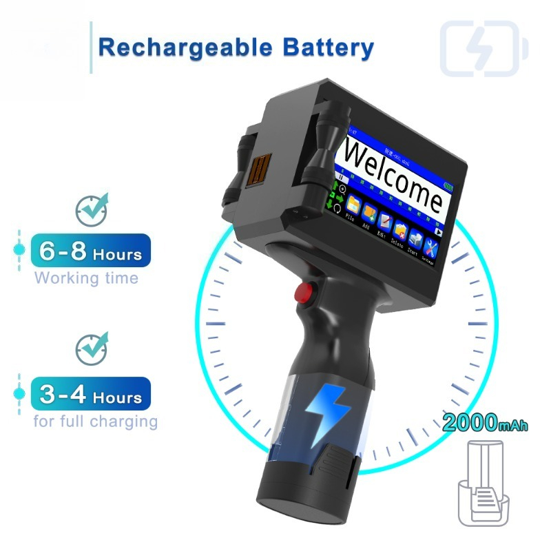 New Upgrade Expiry Date Code M - Handheld Inkjet Date Code Printer Gun 评论和价格