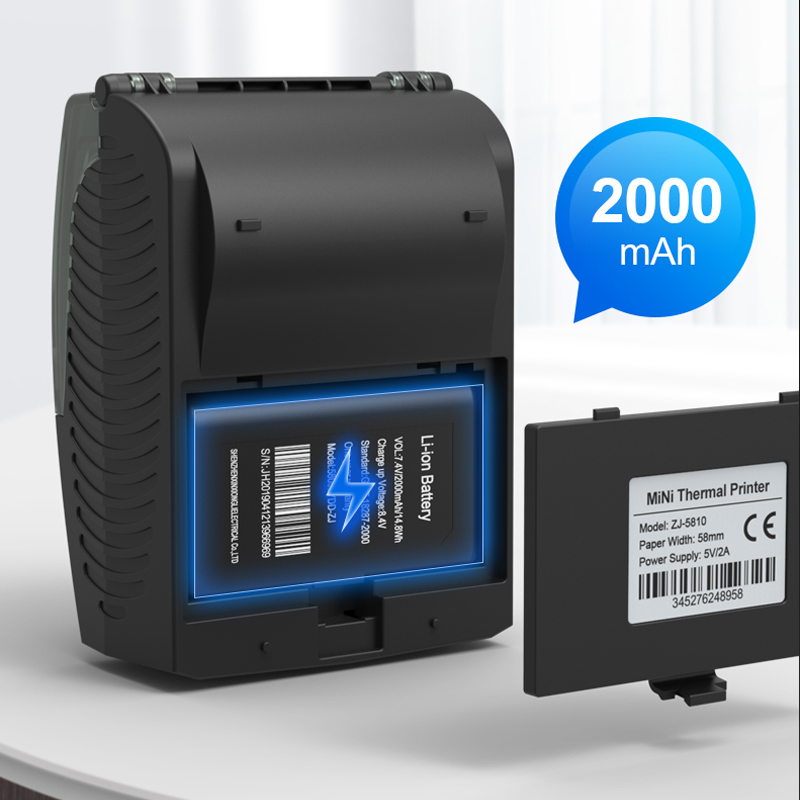 Portable 58mm Bluetooth Therma - Bluetooth Portable Thermal Receipt Printer 58Mm 评论和价格