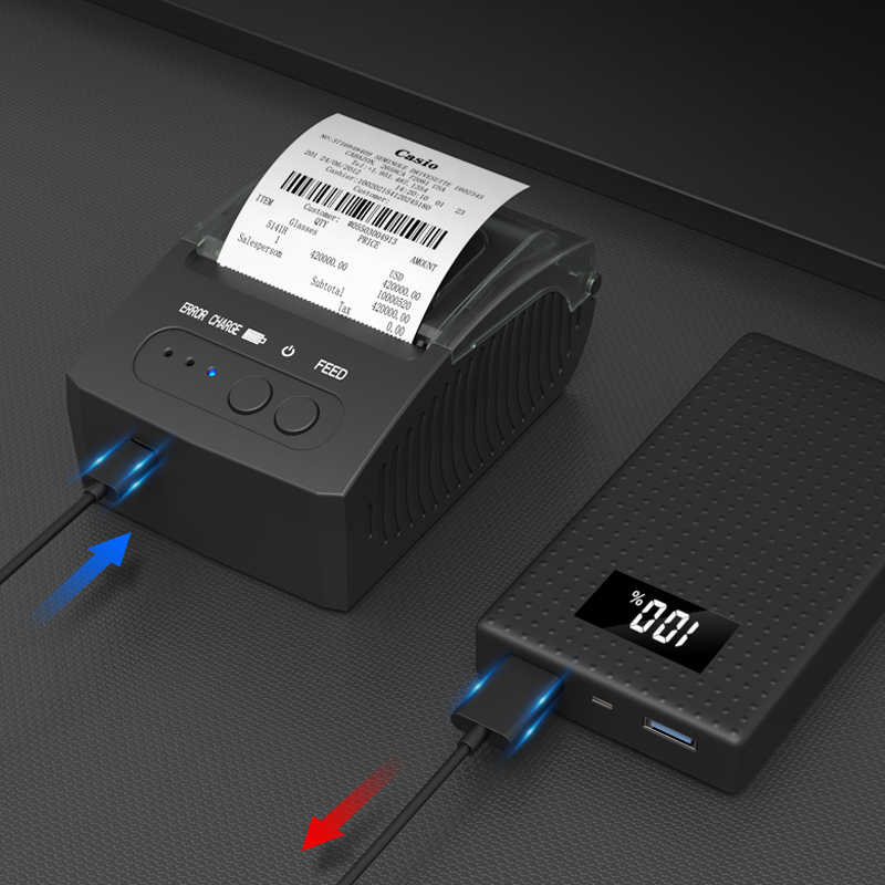 Portable 58mm Bluetooth Therma - Bluetooth Portable Thermal Receipt Printer 58Mm 评论和价格