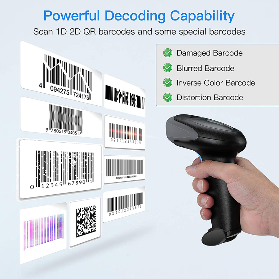 Yokoscan Factory Brand Laser 1 - Wireless Barcode Scanner 2D Qr Laser 评论和价格