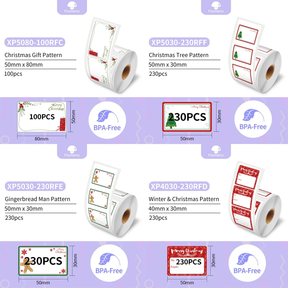 Phomemo Sticker Paper for M110 - Round Sticker Thermal Labels Colored 评论和价格