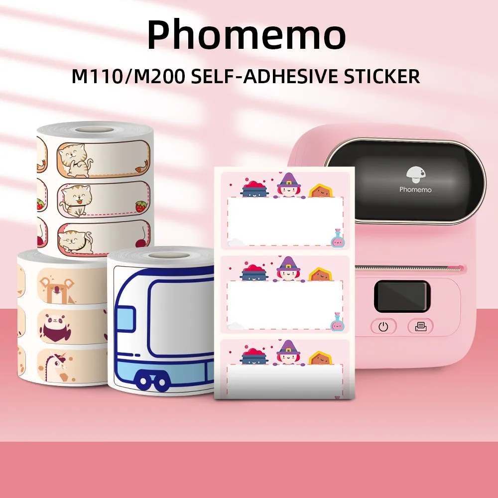 Phomemo Sticker Paper for M110 - Round Sticker Thermal Labels Colored 评论和价格