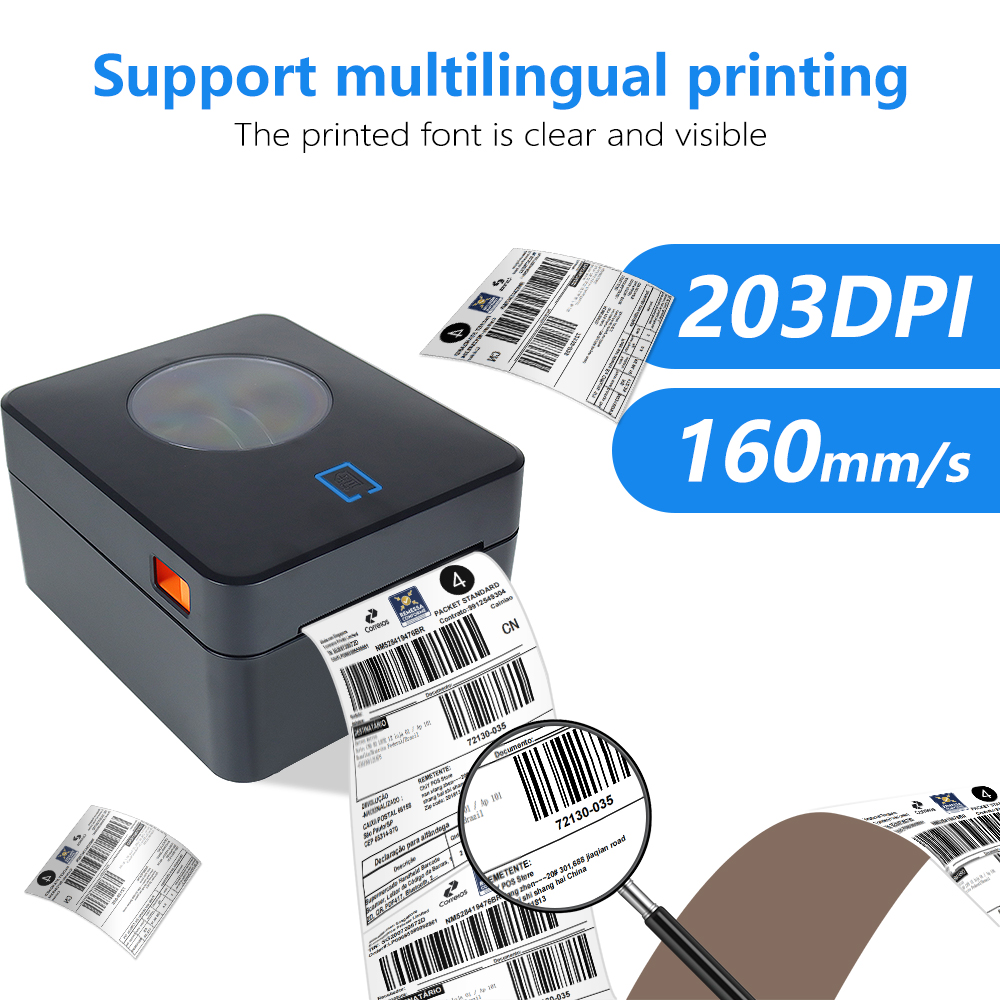 Direct Thermal Bluetooth POS P - Barcode Printer Direct Thermal 110Mm 评论和价格