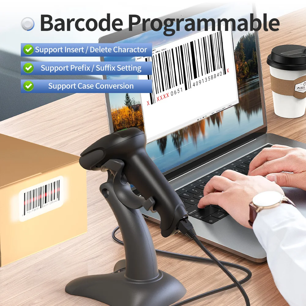 GTCODESTAR Handheld Wireless B - Wireless Barcode Scanner 2D Qr Laser 评论和价格