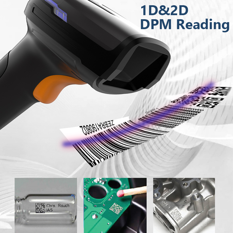 Laser High Speed Portable 2d B - Wireless Barcode Scanner 2D Qr Laser 评论和价格