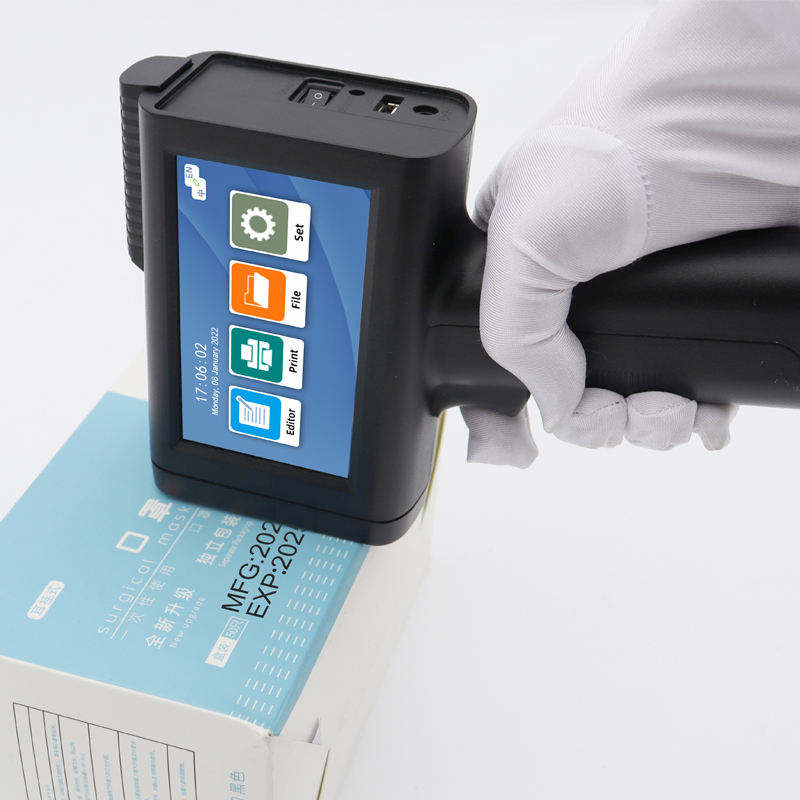 M20 25.4mm Handheld Inkjet Pri - Handheld Inkjet Date Code Printer Gun 评论和价格