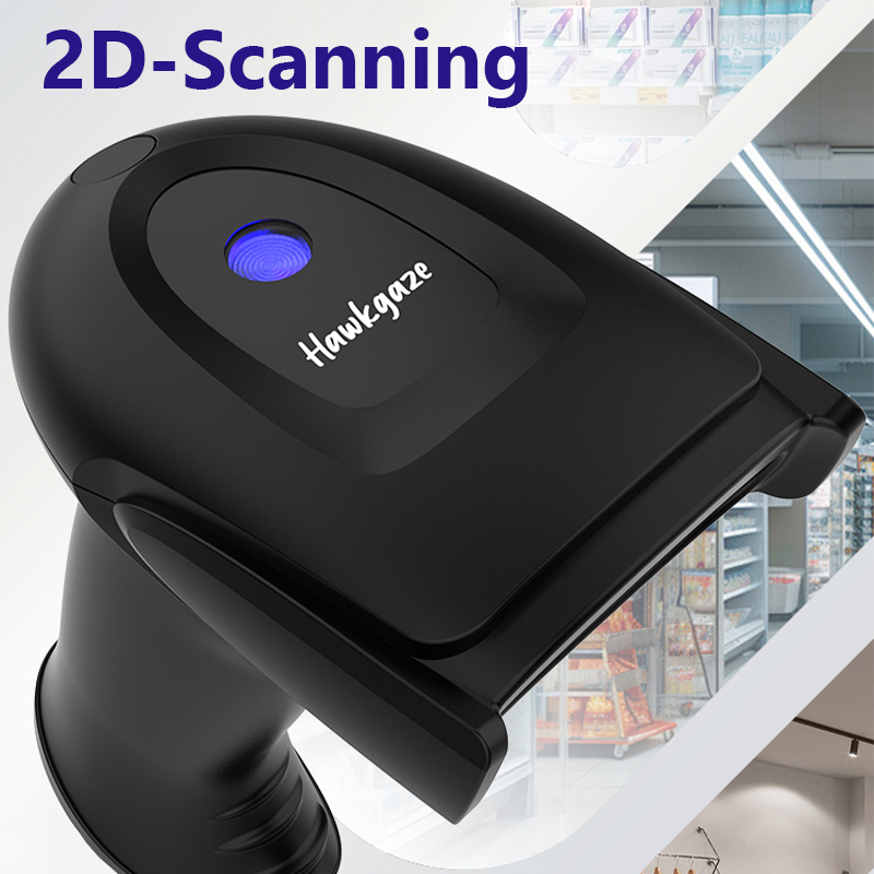 1D 2D QR Wireless Barcode Scan - Wireless Barcode Scanner 2D Qr Laser 评论和价格