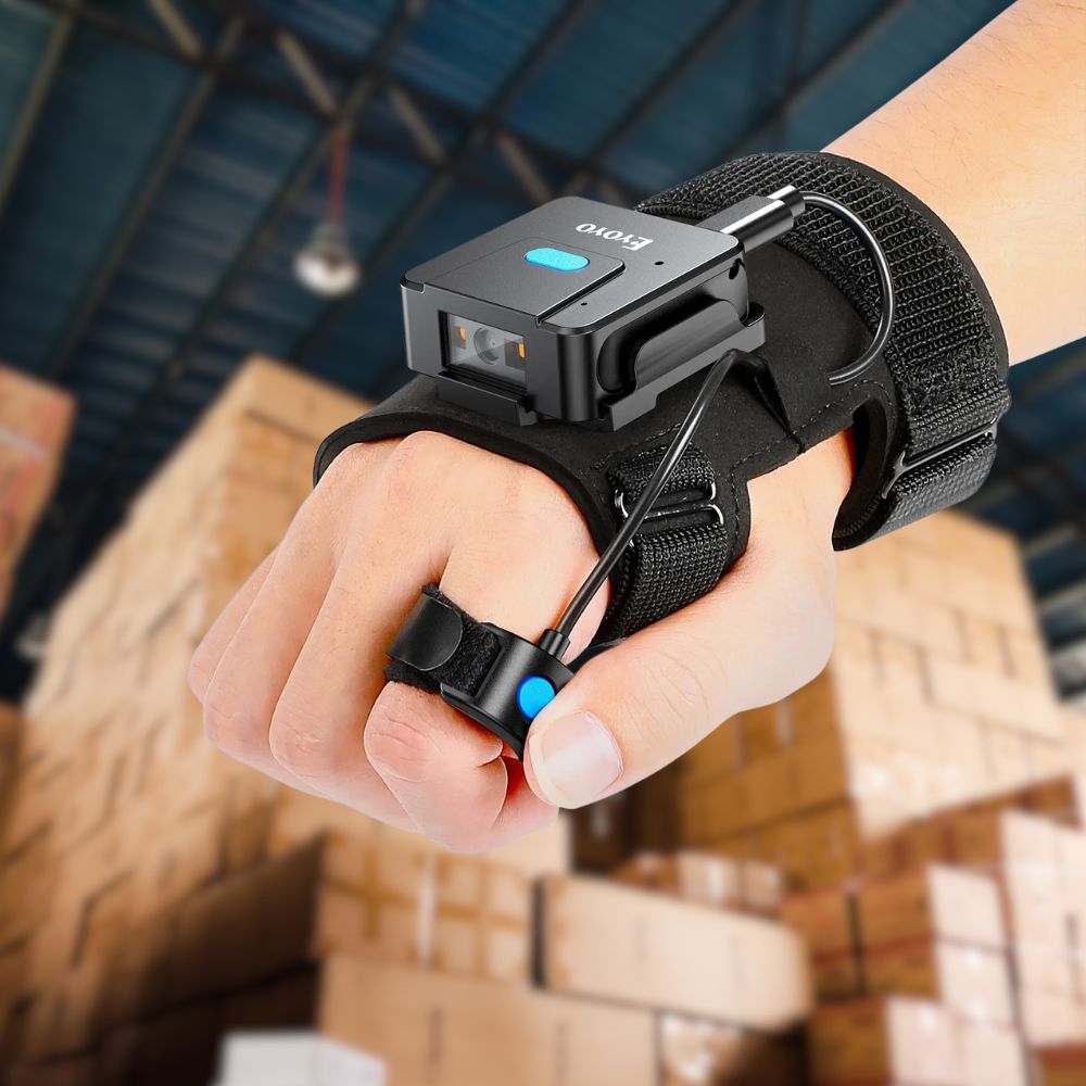 Eyoyo Wearable 2D Bluetooth Ba - Wireless Barcode Scanner 2D Qr Laser 评论和价格