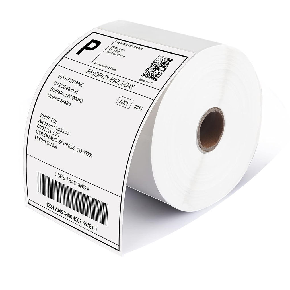 4x6 Inch Direct Thermal Labels - Thermal Shipping Label Roll 4X6 500 评论和价格