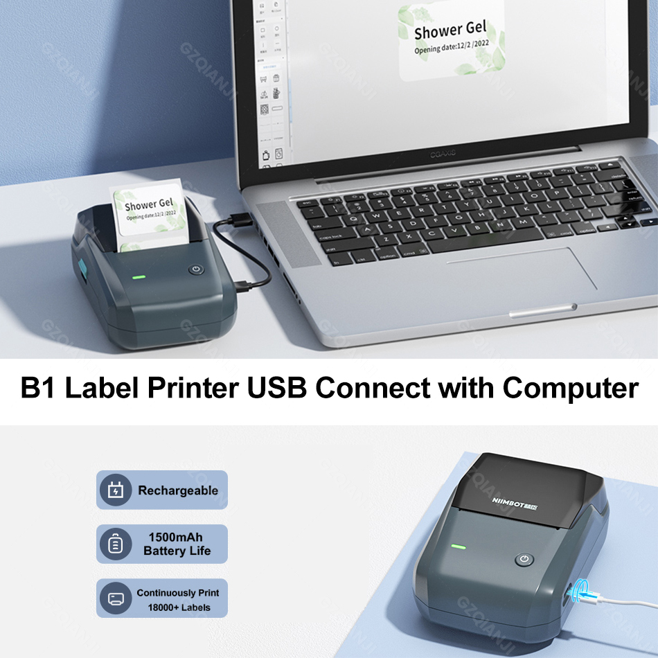Niimbot B1 Wireless Label Make - Round Sticker Thermal Labels Colored 评论和价格