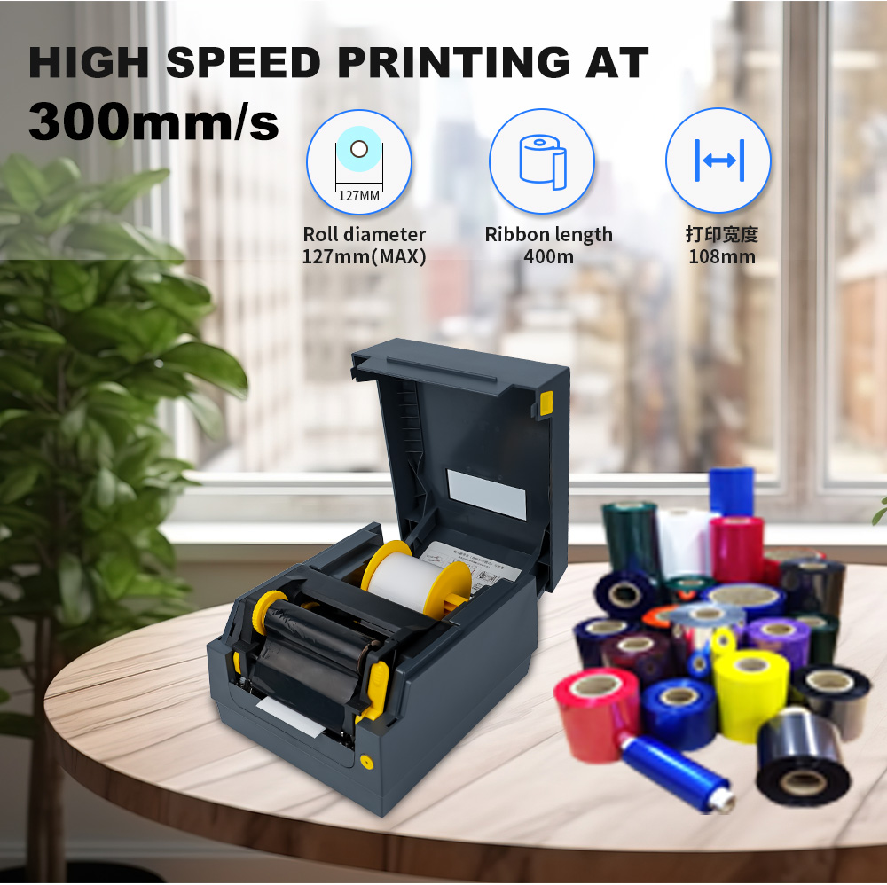 110mm Thermal Transfer Label P - Thermal Label Printer 4X6 Shipping 评论和价格