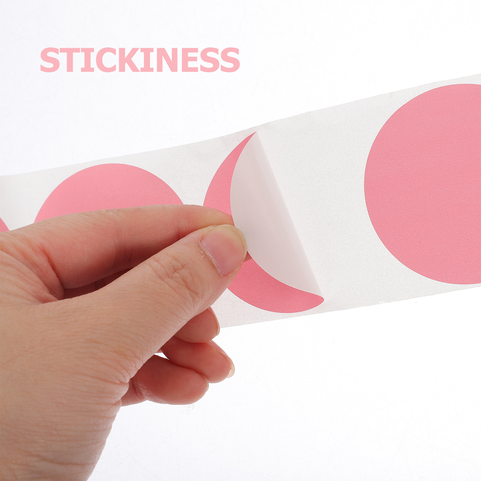 1 Roll Thermal Round Blank Sel - Round Sticker Thermal Labels Colored 评论和价格