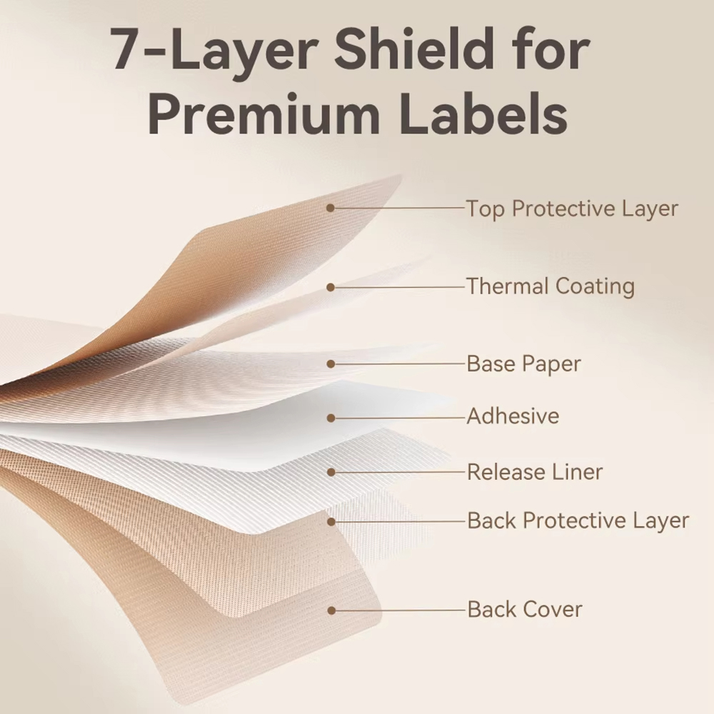 Marklife Adhesive Thermal Labe - Round Sticker Thermal Labels Colored 评论和价格