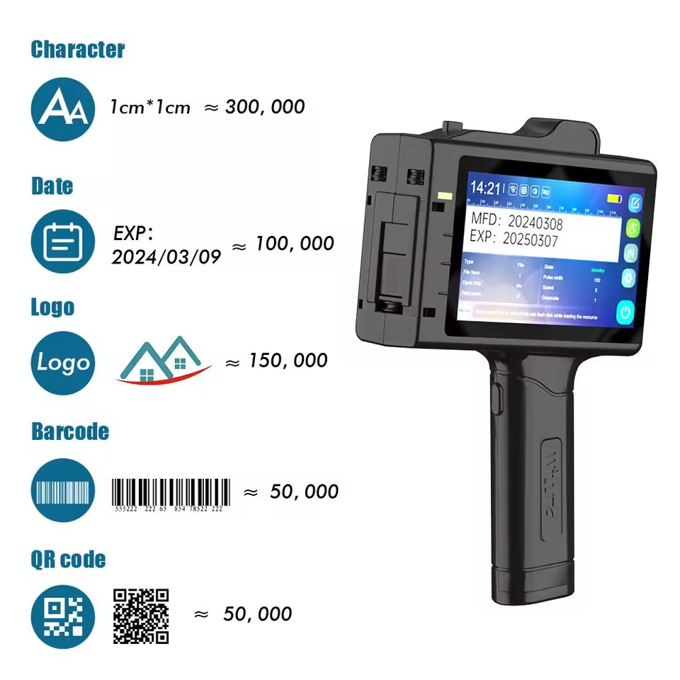 Willita Handheld Inkjet Printe - Handheld Inkjet Date Code Printer Gun 评论和价格
