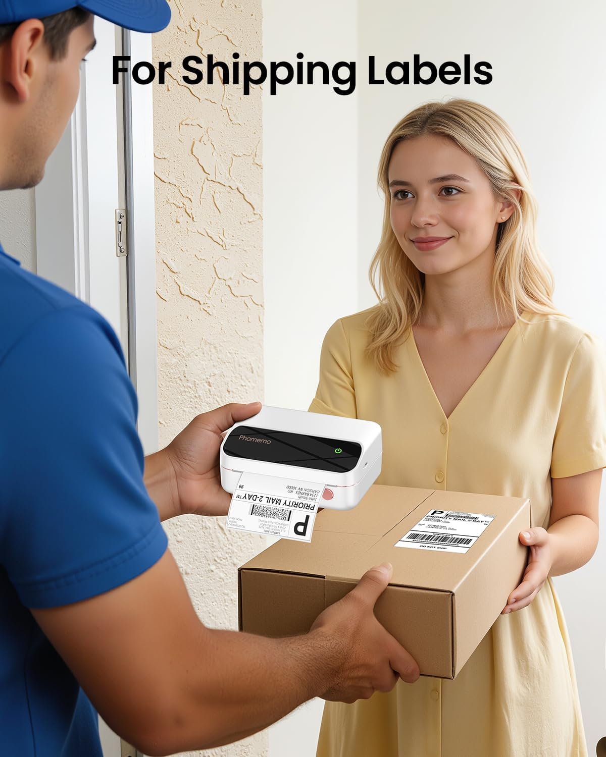 White 4x6 Thermal Shipping Sti - Thermal Label Printer 4X6 Shipping 评论和价格