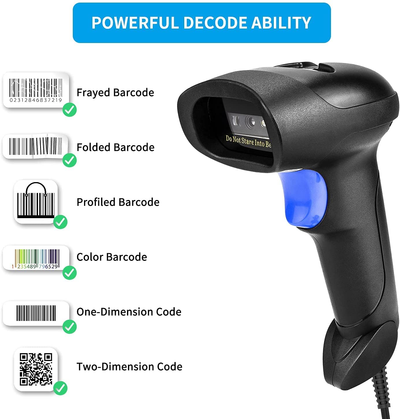 NETUM L5 Wired 2D Barcode Scan - Wireless Barcode Scanner 2D Qr Laser 评论和价格