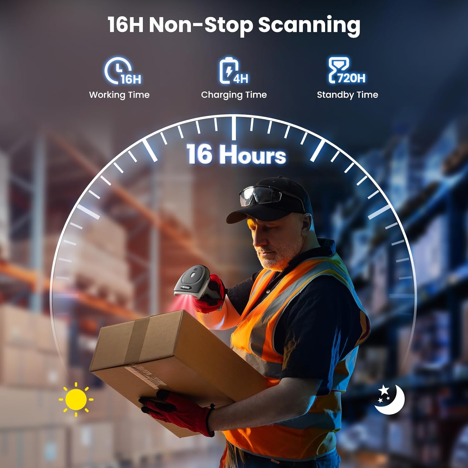 Eyoyo Barcode Scanner 2D 1D QR - Wireless Barcode Scanner 2D Qr Laser 评论和价格