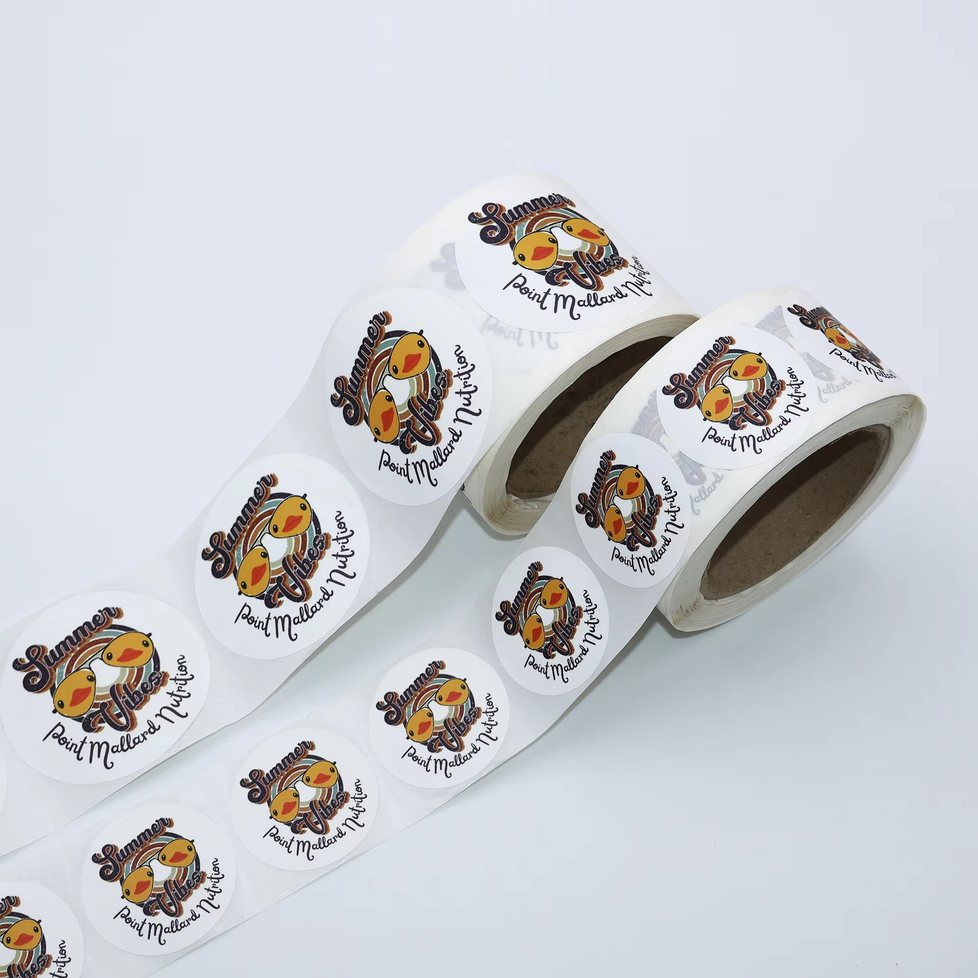 Custom Rainbow Thermal Label S - Round Sticker Thermal Labels Colored 评论和价格