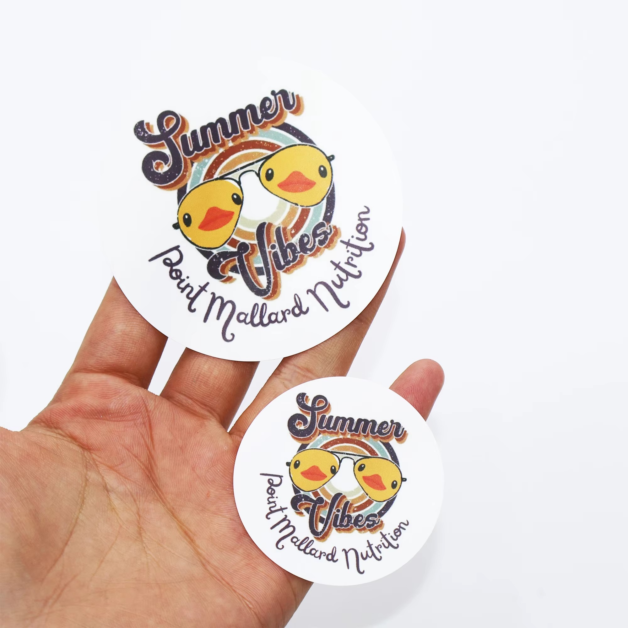 Custom Rainbow Thermal Label S - Round Sticker Thermal Labels Colored 评论和价格