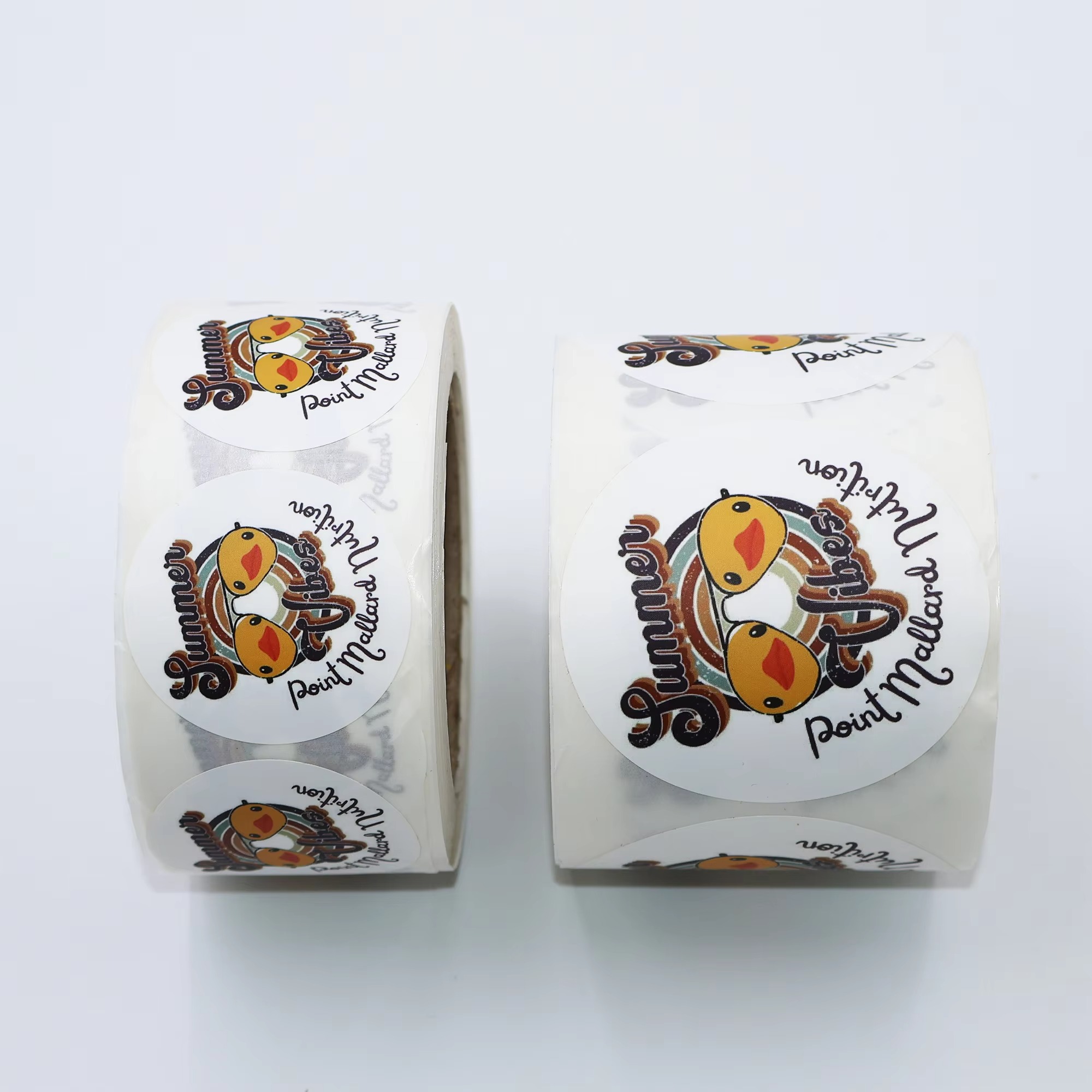 Custom Rainbow Thermal Label S - Round Sticker Thermal Labels Colored 评论和价格