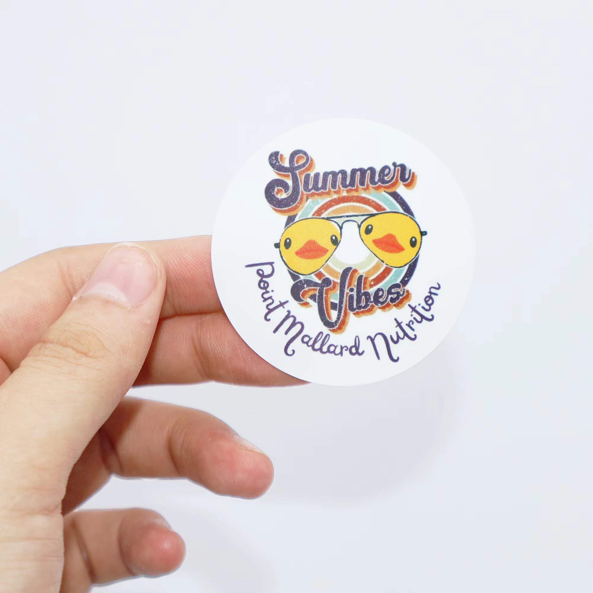 Custom Rainbow Thermal Label S - Round Sticker Thermal Labels Colored 评论和价格
