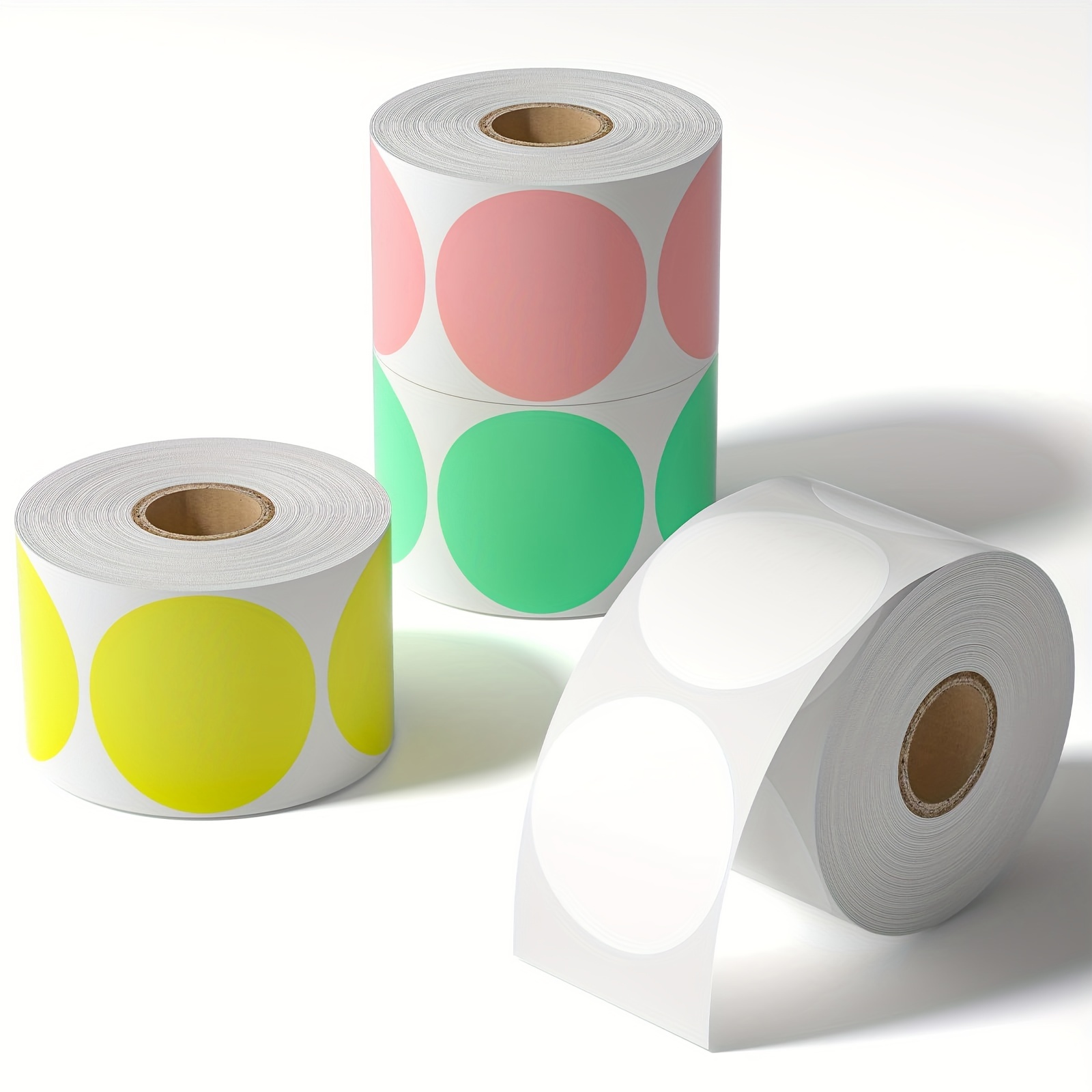 2 Inch Color Coding Thermal La - Round Sticker Thermal Labels Colored 评论和价格