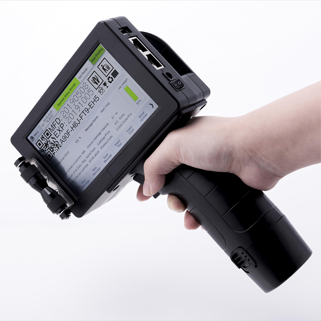 DOCOD G100 12.7mm Handheld Pri - Handheld Inkjet Date Code Printer Gun 评论和价格