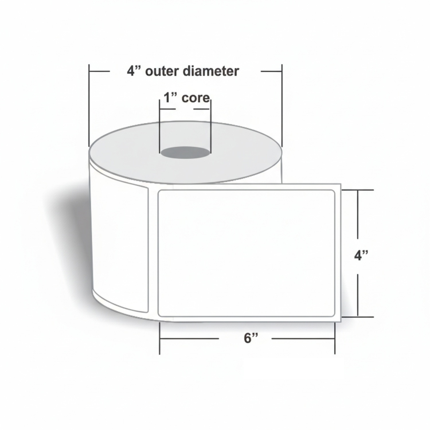 4x6 Inch Direct Thermal Shippi - Thermal Shipping Label Roll 4X6 500 评论和价格
