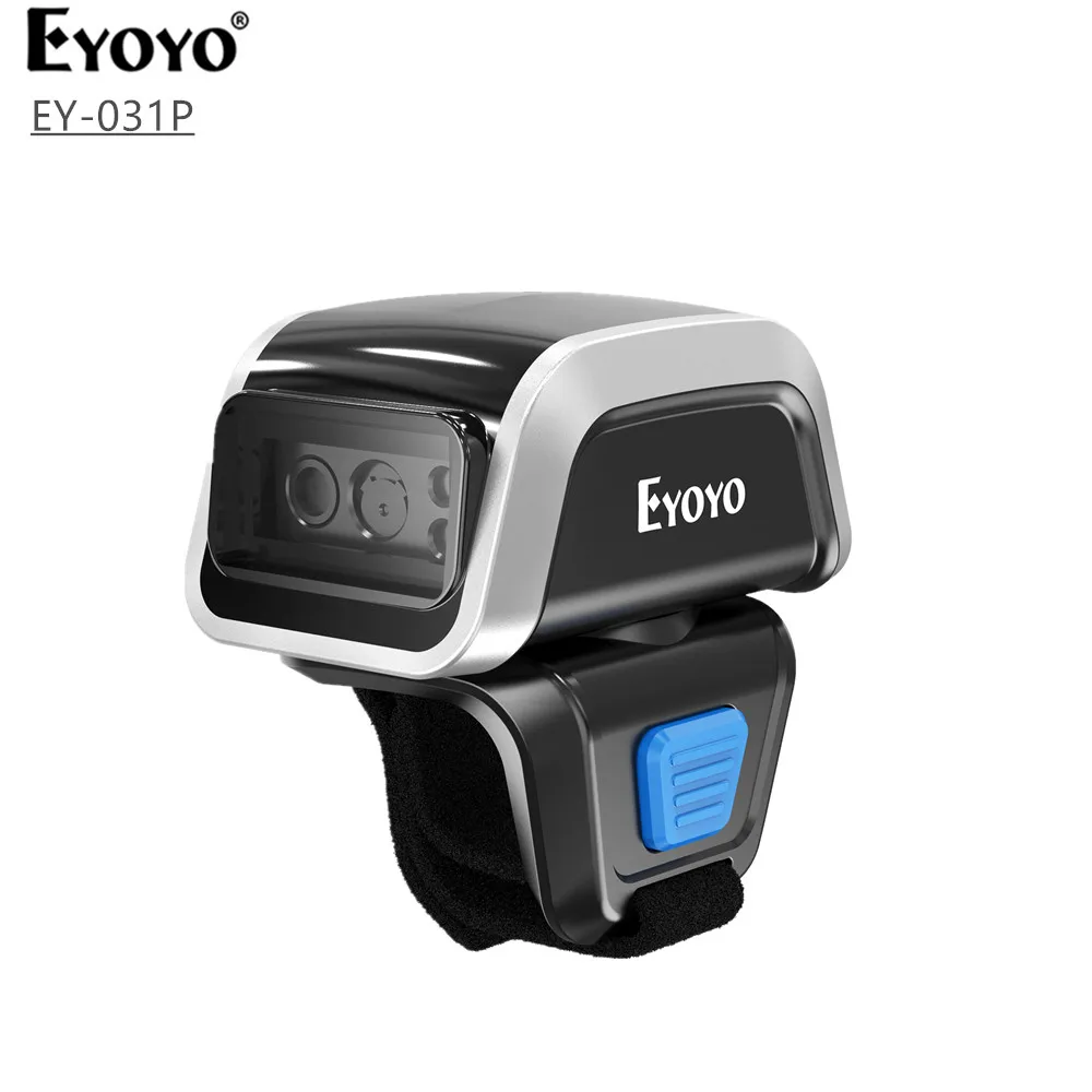 Eyoyo 2D Wearable Ring Barcode - Wireless Barcode Scanner 2D Qr Laser 评论和价格