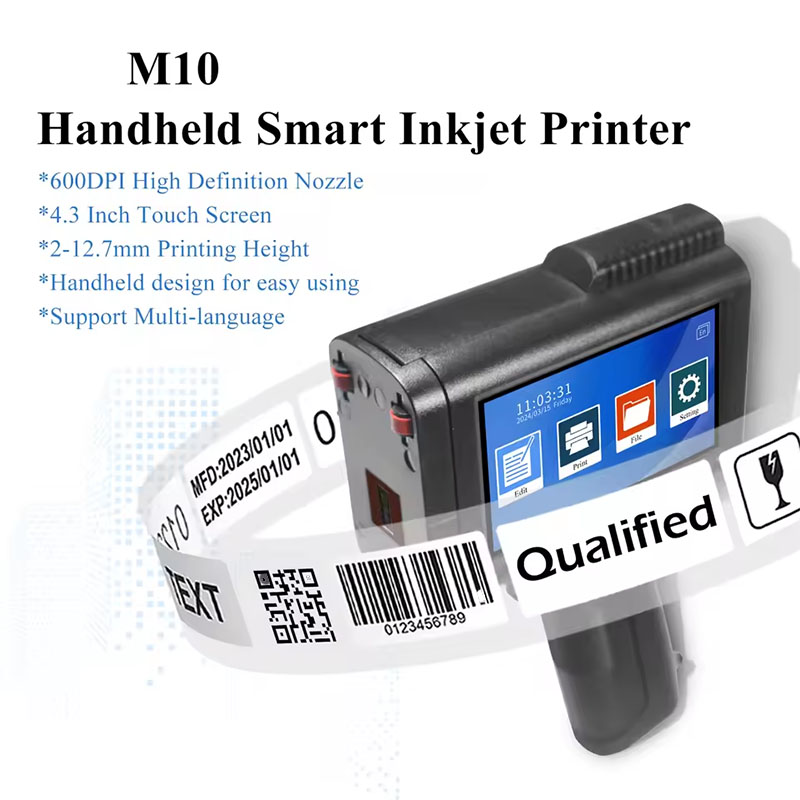 12.7mm Handheld Inkjet Printer - Handheld Inkjet Date Code Printer Gun 评论和价格
