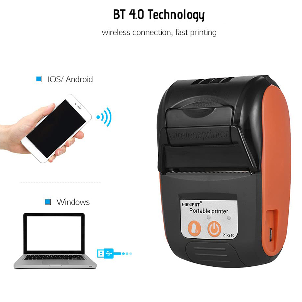 Mini Portable Thermal Receipt  - Bluetooth Portable Thermal Receipt Printer 58Mm 评论和价格