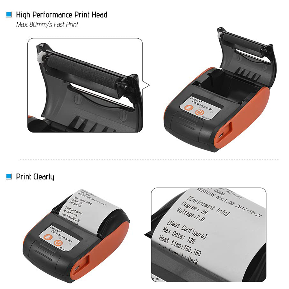 Mini Portable Thermal Receipt  - Bluetooth Portable Thermal Receipt Printer 58Mm 评论和价格