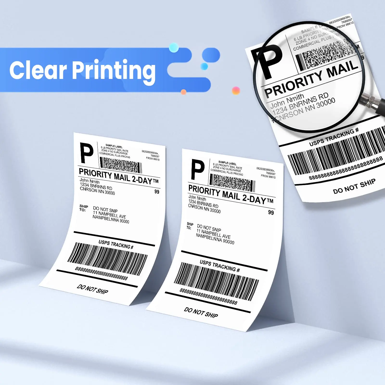 Direct Fanfold Thermal Labels  - Thermal Label Printer 4X6 Shipping 评论和价格