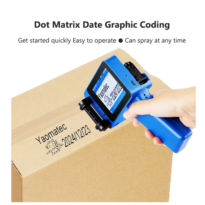 X1760 12.7mm TIJ Expiry Date M - Handheld Inkjet Date Code Printer Gun 评论和价格